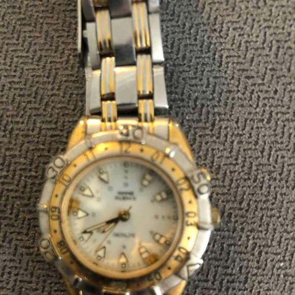 Anne Klein II Instalite silver and gold tone watch - Picture 4 of 15